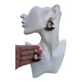 Boucles d'oreilles Chapeau Sorcière Fantôme — Halloween