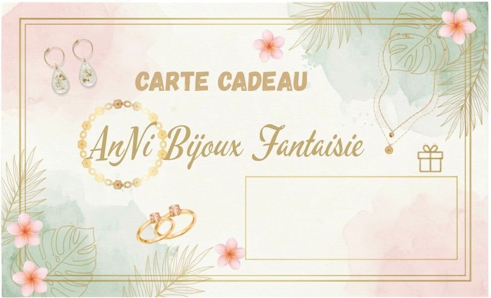 Carte cadeau - Anni bijoux fantaisie