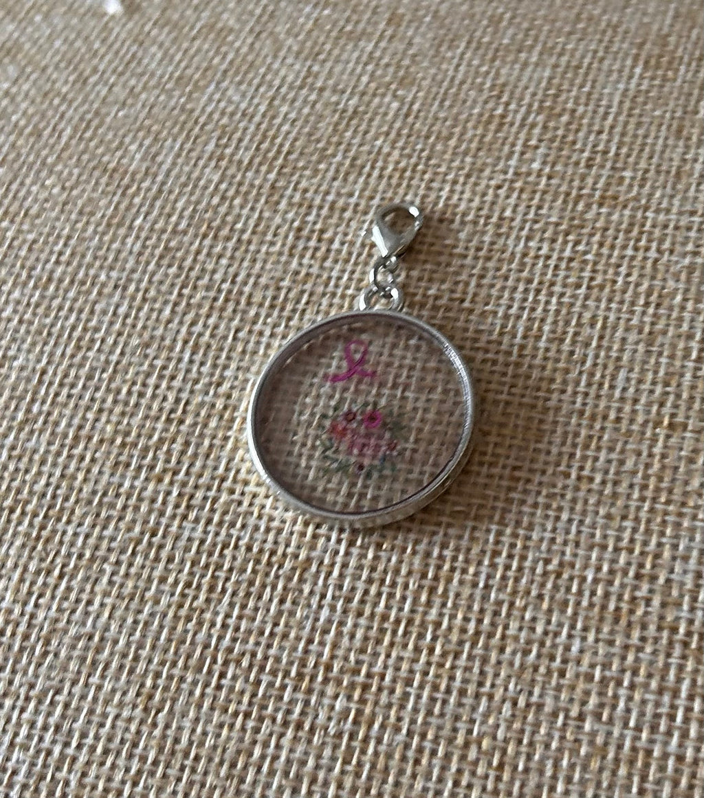 Charm Octobre Rose — Hope & Fleurs