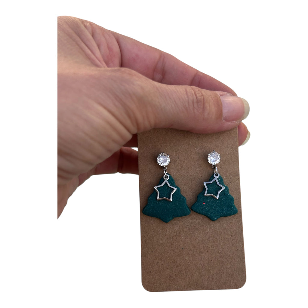 Boucles d'oreilles Sapin de Noël — Noël