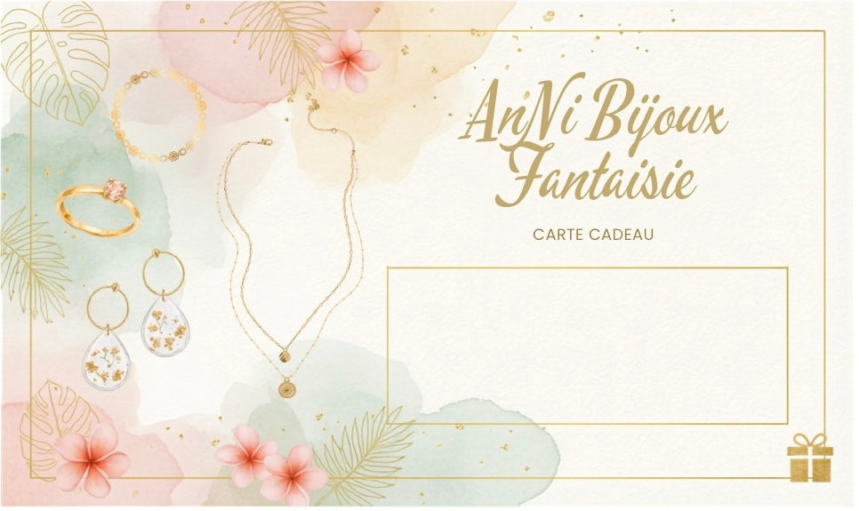 Carte cadeau - Anni bijoux fantaisie