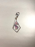 Charm Losange en Résine — Breloque artisanale