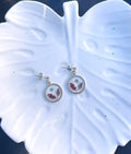 Boucles d'Oreilles Feuilles en Résine — Nature & Élégance
