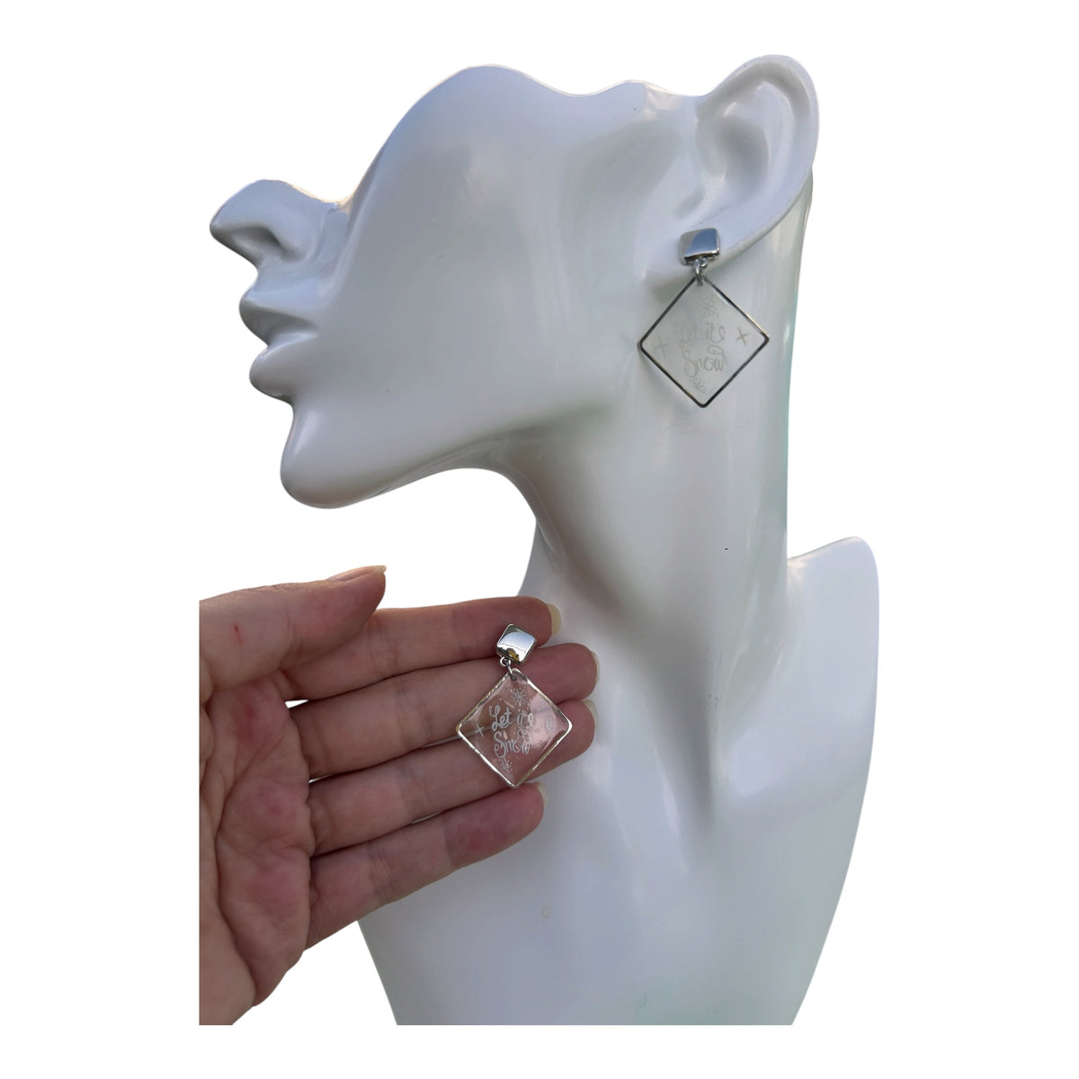 Boucles d'oreilles Let it Snow — Noël