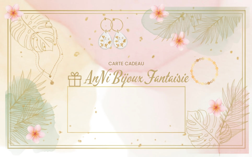 Carte cadeau - Anni bijoux fantaisie