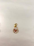 Charm Papillon en Résine — Breloque artisanale
