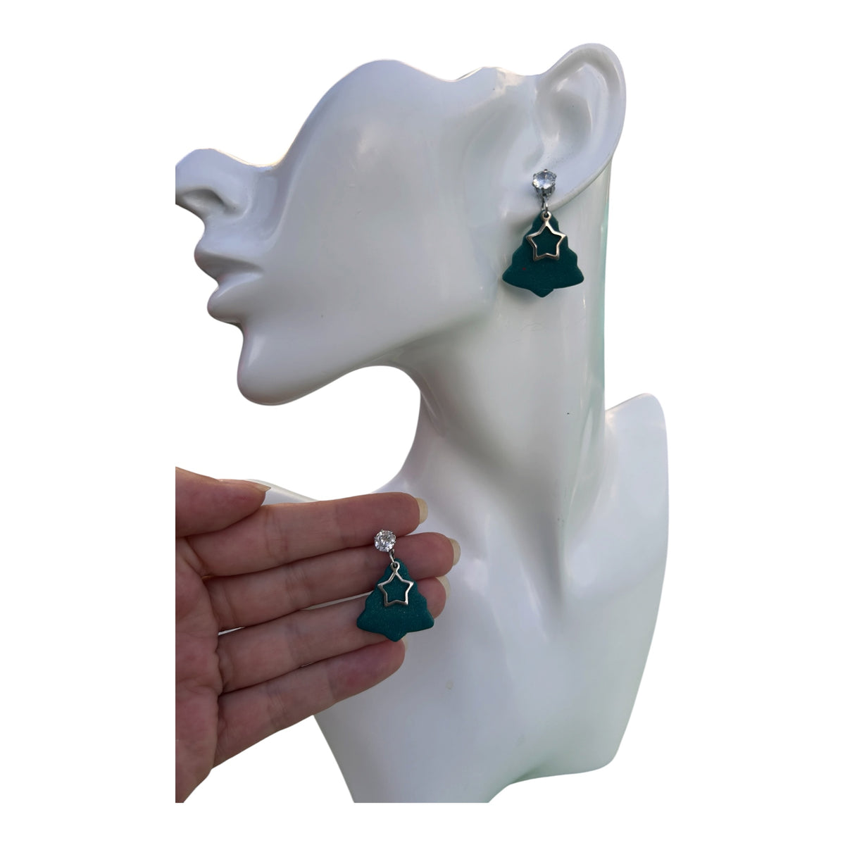 Boucles d'oreilles Sapin de Noël — Noël