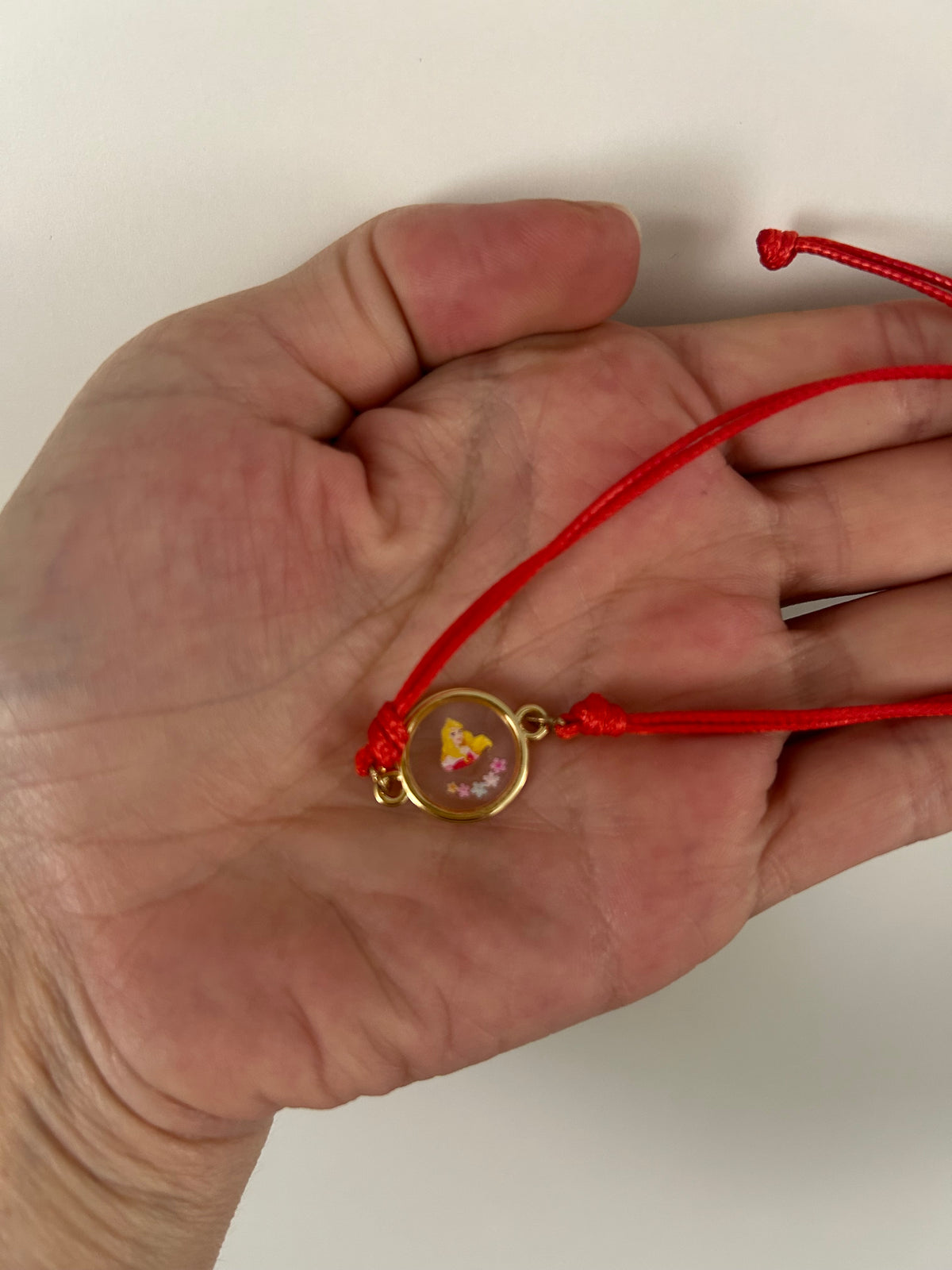 Aurore — Bracelet en cordon réglable & résine