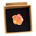Bague Rose Sculptée en Pâte Polymère — Artisanale
