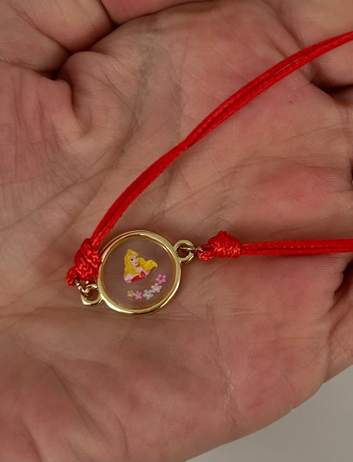 Aurore — Bracelet en cordon réglable & résine
