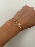 Bracelet Cercles Confettis — Réglable & artisanal