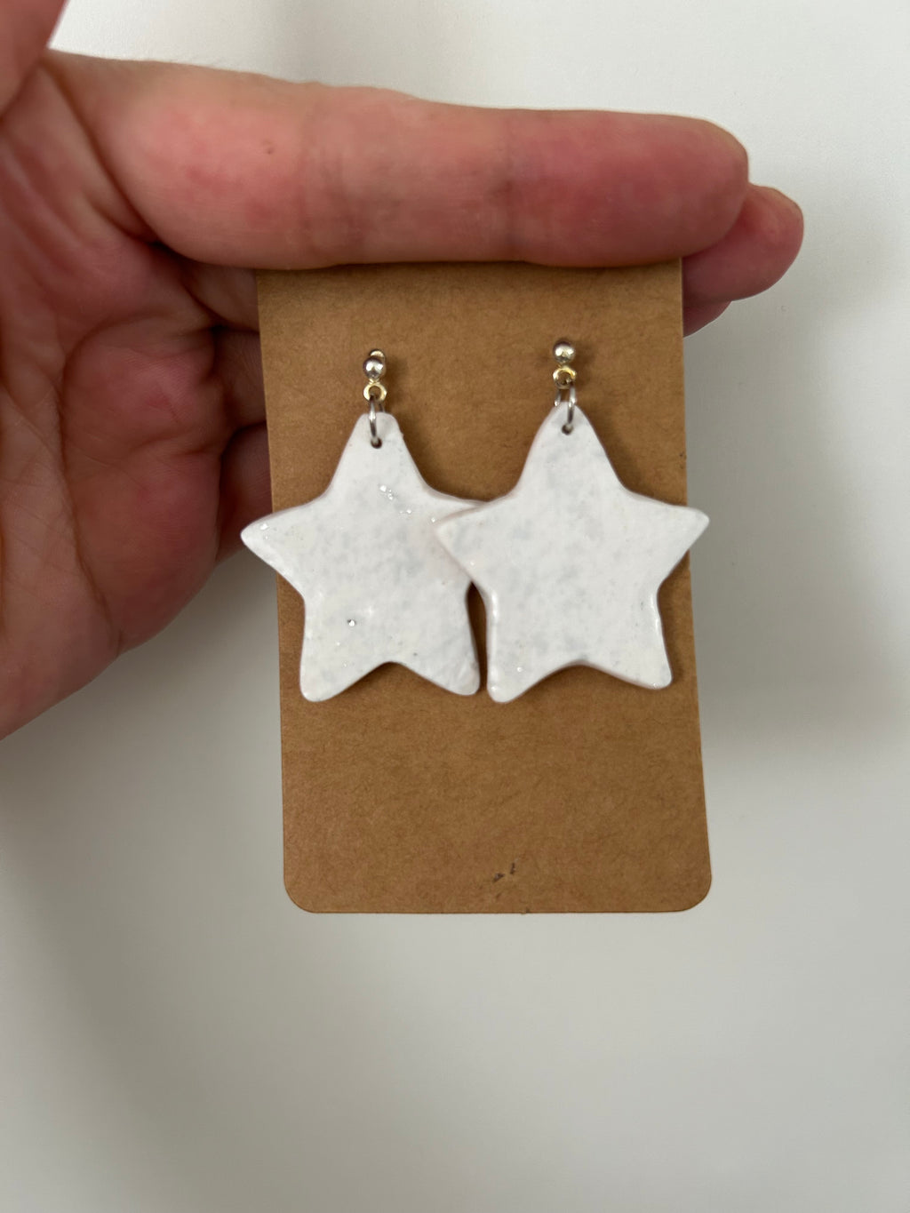 Boucles d'oreilles Constellation en Pâte Polymère — Artisanales
