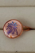 Bague Artifice en Résine — Réglable & artisanale