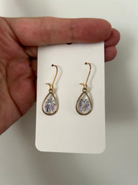 Boucles d'oreilles Artifice en Résine — Artisanales