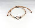 Bracelet Réglable Hérisson en Résine — Cordon artisanal