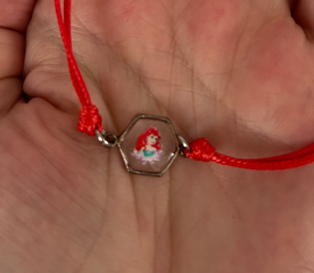 Ariel — Bracelet en cordon réglable & résine