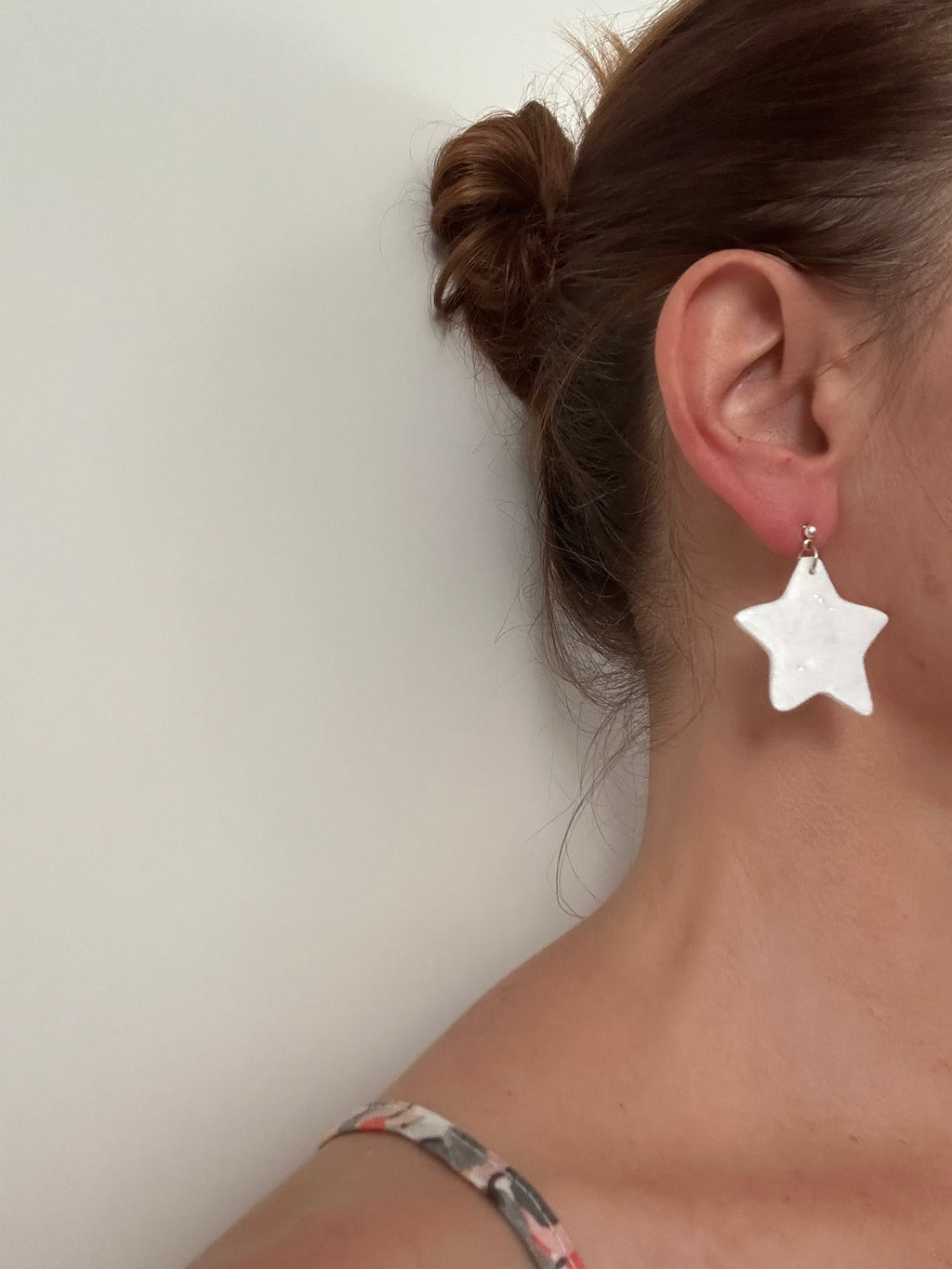 Boucles d'oreilles Constellation en Pâte Polymère — Artisanales
